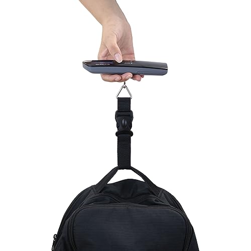 Snowyee Luggage Scale for Suitcases Max Scaling 110 Pound/ 50 Kilogram for Travel with 4 Units Functional (kg/g/lb/oz)