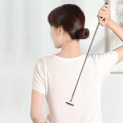 Snowyee Back Scratcher UK, Telescopic Backscratchers for Back Scratching for Men Kids Women and Adults ( 3 Pieces in 1 Set / Black )