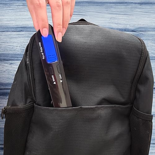 Snowyee Luggage Scale for Suitcases Max Scaling 110 Pound/ 50 Kilogram for Travel with 4 Units Functional (kg/g/lb/oz)