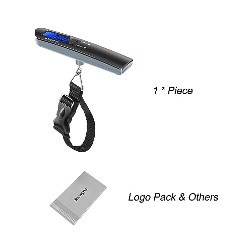 Snowyee Luggage Scale for Suitcases Max Scaling 110 Pound/ 50 Kilogram for Travel with 4 Units Functional (kg/g/lb/oz)