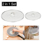Snowyee Splatter Screen, 2 in 1 Stainless Steel Splatter Guard for Frying Pan