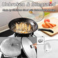 Snowyee Splatter Screen, 2 in 1 Stainless Steel Splatter Guard for Frying Pan
