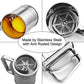 Snowyee Best Flour Sifter for Baking Hand Press with Stainless Steel Design